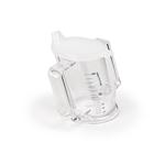 BICCHIERE CUP HANDY INCLINATO CON MANICI E BECCUCCIO DA 6 mm - GRADUATO E TRASPARENTE