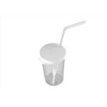 BICCHIERE CON VALVOLA E CANNUCCIA MODELLO Flint - 210 ML