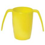 TAZZA LEGGERA (Trasparente) CON DUE AMPI MANICI ( ERGOPLUS ) - 200 ML - idoneo al microonde