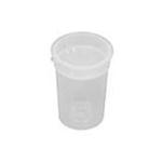 BICCHIERE CON COPERCHIO FORATO PER REGOLARE LA DOSE DI LIQUIDO - 237ML - BIANCO