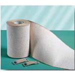 Fisiodur (6 cm x 5 m tesa) - Benda elastica con fermagli, color pelle (Estensibilità 40% ca.) per bendaggi di sostegno e fortissima compressione, nel trattamento di edemi, complesso sintomatico varicoso ecc. (La confezione contiene 10 pz)