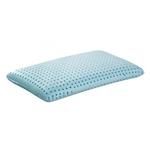MEDIGEL SAPONETTA (76x43 cm) GUANCIALE SAGOMATO A SAPONETTA IN COOL BREEZE MEMORY, MATERIALE INNOVATIVO TERMOREGOLANTE, TRASPIRANTE E ANALLERGICO - MAGLINA PROTETTIVA DEL MASSELLO - si adatta perfettamente alla forma del collo