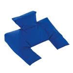 CUSCINO POSTURALE ABDUTTORE E GAMBE (70 x 60 x 20 cm) - REALIZZATO CON MICROSFERE IN POLISTIRENE AUTOESTINGUENTI - DOPPIO RIVESTIMENTO IN TESSUTO BIELASTICO IMPERMEABILE - SI ADATTA ALLA MORFOLOGIA DEL CORPO IN MODO NATURALE ED EFFICACE
