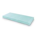 MATERASSO IN POLIURETANO ESPANSO VENTILATO - 1 SEZIONE (85 x 190 cm) (H. 14 cm) - NON FODERATO - LAVORAZIONE OVOIDALE E UTILIZZABILE SU ENTRAMBI I LATI