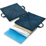 CUSCINO VISCOELASTICO COMPATTO (40 x 40 x 2 cm) IN PLASTOGEL - ANTIPIAGHE PER LUNGODEGENTI E PER DISABILI IN CARROZZINA - CON FODERA TRASPIRANTE E ANTISCIVOLO