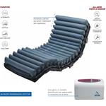 DOMUS AUTO - KIT ANTIDECUBITO A CICLO ALTERNATO E STATICO - REGOLAZIONE AUTOMATICA PRESSIONE - SEAT INFLATE E MAX FIRM - MATERASSO (90x200x h. 20,3) AD ELEMENTI INTERCAMBIABILI E COMPRESSORE - PREVENZIONE E TRATTAMENTO PIAGHE DA DECUBITO DI QUARTO STADIO
