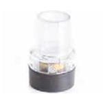 PUNTALE STANDARD CON BASE IN GOMMA E LUCE A LED (Adatto per tubo Ø 18 - 19 mm)  