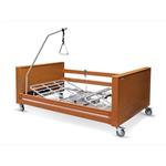 "LETTO XXL" ELETTRICO ELEVABILE H 31-71 cm (RETE 120 x 200 cm) PESO PAZIENTE MAX 135 kg - PORTATA MAX IN SICUREZZA 180 kg (Funzione Trendelenburg e Anti-Trendelenburg) CON SPONDE E 4 RUOTE PIROETTANTI CON FRENO