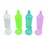 BICCHIERE VITILITY (Trasparente) CON 2 TAPPI DOSATORI CON BECCUCCIO (GRANDE PER LIQUIDI DENSI E PICCOLO PER GLI ALTRI) - 250ml