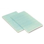 SPUGNE SAPONATE - UNA CONFEZIONE DI SPUGNE MISURE 12 x 20 x 1 cm - (IL CARTONE HA 20 CONFEZIONI DA 80 PZ PER UN TOTALE DI 1600 PEZZI)