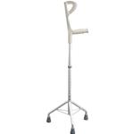 TRIPODE IN ALLUMINIO A BASE LARGA CON MANICO APPOGGIO BRACHIALE E IMPUGNATURA ERGONOMICA - REGOLABILE IN ALTEZZA