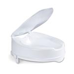RIALZO PER WATER (Con coperchio) CON FERMI LATERALI - ALTEZZA 10 cm - PORTATA 250 kg - FERMI REGOLABILI IN LARGHEZZA - SEDUTA ERGONOMICA CON PENDENZA IN NEGATIVO CHE FACILITA LA POSTURA CORRETTA, RIDUCENDO LA FLESSIONE DELL'ANCA E DELLE GINOCCHIA