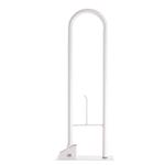 MANIGLIA RIBALTABILE DI SICUREZZA PER BAGNO - LUNGHEZZA MANIGLIONE 75cm - ALTEZZA SUPPORTO 30 cm - LARGHEZZA SUPPORTO 10 cm - TUBO Ø 2,5 cm - PIASTRA DI FISSAGGIO A MURO - PESO 3,5 kg 