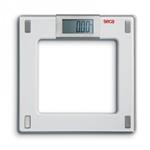 SECA - Bilancia digitale con pedana in vetro. Portata 150 kg - divisione 100 g.  uso privato