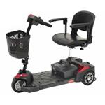 T3KD Andy 3 - Scooter elettrico 3 ruote dalle dimensioni ridotte, estremamente maneggevole anche in spazi chiusi, completamente smontabile in quattro parti, pratica valigetta porta batterie
