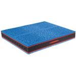 MEDIGEL MATERASSO SINGOLO (80-90 x 190-200) - IN COOL BREEZE MEMORY, MATERIALE INNOVATIVO TERMOREGOLANTE, TRASPIRANTE E ANALLERGICO - MAGLINA PROTETTIVA DEL MASSELLO E FODERO SILVER AG - FUORI MISURA DISPONIBILE