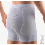 PANTALONCINI PROTEGGI ANCHE (TG. M) (TAGLIA D 40 / TAGLIA U 48) Pantaloncini elastici protettori dell‘anca con effetto di assorbimento dei colpi