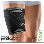 MYOACTIVE - TUTORE PER COSCIA - TG. XL - (Circonf. coscia 56 - 61 cm) -  Fascia attiva cosciale con cinghie circonferenziali e incrociate 
