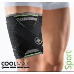 MYOACTIVE - TUTORE PER COSCIA - TG. L - (Circonf. coscia 50 - 56 cm) - Fascia attiva cosciale con cinghie circonferenziali e incrociate 