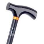 BASTONE REGOLABILE (Alluminio) CON MANICO A "T" - ALTEZZA REGOLABILE 79÷102 cm - PORTATA MAX 110 kg - CON IMPUGNATURA IN LEGNO E PUNTALI ANTISCIVOLO - IN ALLUMINIO