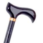 BASTONE REGOLABILE (Alluminio) CON MANICO DERBY - ALTEZZA REGOLABILE 79-102cm - PORTATA MAX 110kg - CON IMPUGNATURA IN LEGNO E PUNTALI ANTISCIVOLO - IN ALLUMINIO