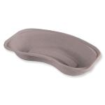 BACINELLA RENIFORME DI CARTONE MONOUSO da 750 ml - Misure: 252 x 150 x 46 mm - biodegradabile e compostabile - Resistenza: 36 ore all'acqua, 4 ore a liquidi organici