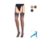 CALZA PER REGGICALZE 70 (Perla) - TAGLIA I (XS) - (Peso 43 - 52 Kg) - Supporto classe II (Media), Supporto classe II (Media) - Calza per reggicalze, forma anatomica molto accurata e lavorazione particolare sul tallone e sulla punta 