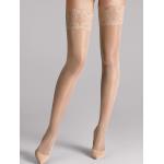 CALZA AUTOREGGENTE 140 (Seta) - TAGLIA III (M) - (Peso 57 - 66 Kg) - Supporto classe III (Forte) - Calza autoreggente con bordo in pizzo, forma anatomica,  lavorazione particolare sul tallone e sulla punta