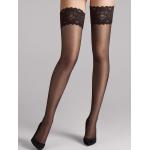 CALZA AUTOREGGENTE 140 (Fumo) - TAGLIA III (M) - (Peso 57 - 66kg) - Supporto classe III (Forte) - Calza autoreggente con bordo in pizzo, forma anatomica,  lavorazione particolare sul tallone e sulla punta