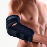 ORTESI PER GOMITO KubiFX - Ortesi per l’immobilizzazione dell’articolazione del gomito - Due stecche in alluminio, estraibili - Materiale rigido
