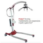 SOLLEVAMALATI ELETTRICO (Portata max 180 kg) - STRUTTURA IN ALLUMINIO - RUOTE PIROETTANTI - SOSPENSIONE A 4 PUNTI -  