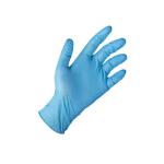 GUANTI IN NITRILE SENZA POLVERE (Conf. 200 pezzi - Taglia S) ANALLERGICI MOLTO RESISTENTI INDICATI A CHI È ALLERGICO AL LATTICE - COMPLETAMENTE PRIVI DI POLVERI - IDEALI PER PELLI SENSIBILI E DELICATE