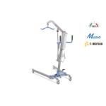 SOLLEVAMALATI ELETTRICO TiMOTION Muevo (Portata max 150 kg) INGOMBRO RIDOTTO - Acciaio verniciato – Apertura gambe a pedale – 4 ruote piroettanti 10 cm di cui 2 con freno - Pulsante per stop di emergenza