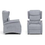 MINU' - POLTRONA RELAX - 2 MOTORI - LIFT -  SCHIENALE CON ORECCHIE - PEDIERA ESTENSIBILE - FUNZIONE LETTO - ROLLER SYSTEM - ORECCHIE ESTRAIBILI