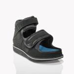 SCARPA OTOPEDICA (DESTRA) PER DIABETICI FORMA APERTA (NERO) MISURA 37-38 - Completamente apribile - Con suola antiscivolo - Morbida suola imbottita estraibile