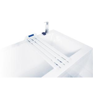 TAVOLA PER VASCA DA BAGNO - STRUTTURA A DOGHE - MODELLO BRIGTON - Dimensioni: 72 x 23 cm