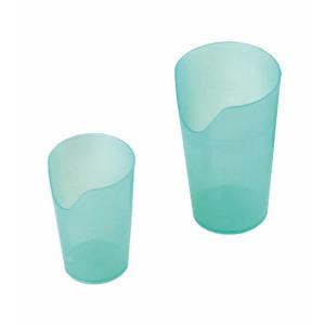 BICCHIERE SAGOMATO (240 ml) CON SCANALATURA PER NASO - MODELLO NOSEY GREEN -