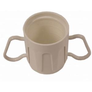 BICCHIERE (Rosso) CON DUE MANICI ASPORTABILI - 340 ml