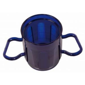 BICCHIERE (Rosso) CON DUE MANICI ASPORTABILI - 340 ml
