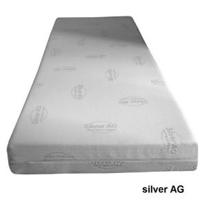 MEDIGEL MATERASSO MATRIMONIALE (160-180 x 190-200) - IN COOL BREEZE MEMORY, MATERIALE INNOVATIVO TERMOREGOLANTE, TRASPIRANTE E ANALLERGICO - MAGLINA PROTETTIVA DEL MASSELLO E FODERO SILVER AG - FUORI MISURA DISPONIBILE