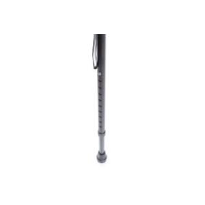 BASTONE REGOLABILE (Alluminio) CON LUCE DI CORTESIA ED AVVISATORE ACUSTICO - MANICO A "T" - ALTEZZA REGOLABILE 74-96,5 cm - PORTATA MAX 100 kg - COMANDI SULL'IMPUGNATURA E PUNTALI ANTISCIVOLO - IN ALLUMINIO