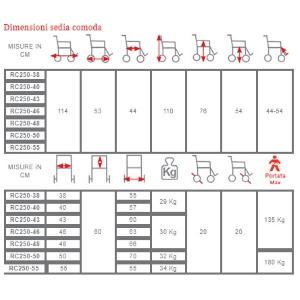 IN PROMOZIONE: COMODA (Seduta 40 cm - INGOMBRO 60) CON SCHIENALE RECLINABILE E FRENO OPERATORE - IN ACCIAIO VERNICIATO - Poggiapiedi e poggiapolpacci regolabili in altezza - Pedane elavabili ed estraibili lateralmente - WC estraibile e lavabile