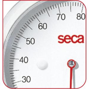 SECA - Bilancia pesa persone meccanica a orologio da terra - portata 150 kg, divisione 500 g - per uso domestico