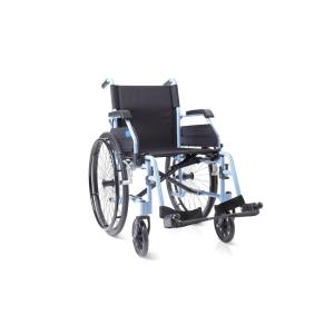COMODA (seduta 41cm - LARGHEZZA 65) AD AUTOSPINTA PER WC E DOCCIA IN ALLUMINIO CON BRACCIOLI RIBALTABILI E PEDANE RIBALTABILI, ESTRAIBILI E REGOLABILI IN LUNGHEZZA