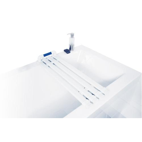 TAVOLA PER VASCA DA BAGNO - STRUTTURA A DOGHE - MODELLO BRIGTON - Dimensioni: 72 x 23 cm