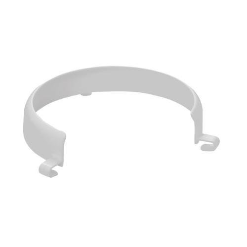 BORDO ANTI FUORIUSCITA VIVANDE ADATTABILE AD OGNI PIATTO COMUNE - COLORE BIANCO