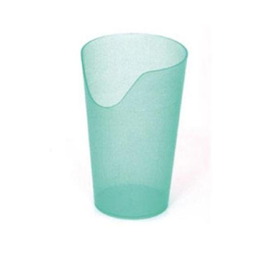 BICCHIERE SAGOMATO (240 ml) CON SCANALATURA PER NASO - MODELLO NOSEY GREEN -