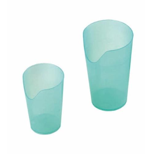 BICCHIERE SAGOMATO (240 ml) CON SCANALATURA PER NASO - MODELLO NOSEY GREEN -