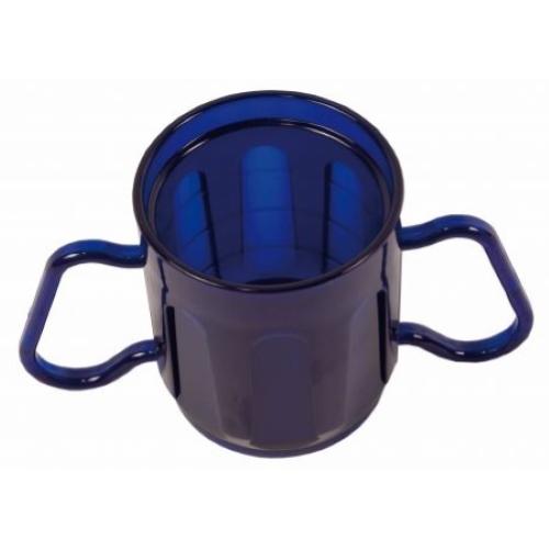 BICCHIERE (Rosso) CON DUE MANICI ASPORTABILI - 340 ml