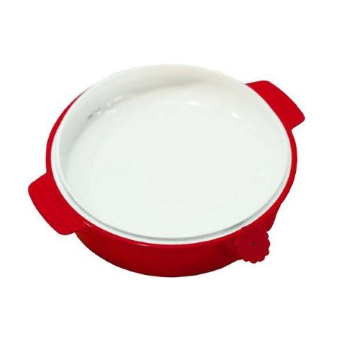 PIATTO SCALDA CIBO ISOTERMICO MODELLO PHOENIX - COLORE ROSSO